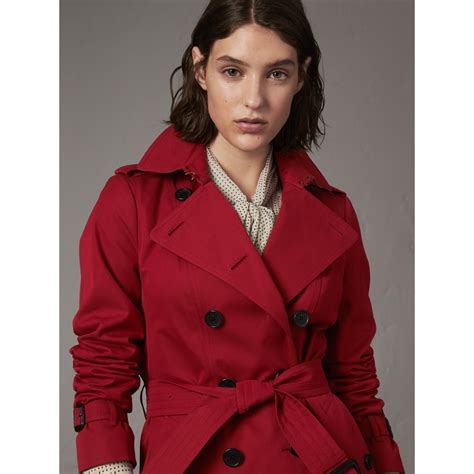 burberry sandringham trench coat red|burberry chelsea trench coat review.